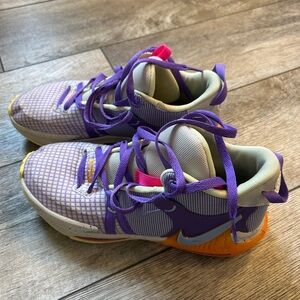 Nike LeBron Witness Purple and Orange Men's Sneakers